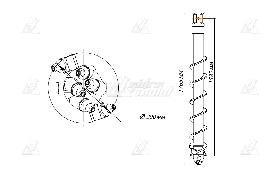 Шнекобур Impulse ШБКС-S6 (кат.3-6) D-200 картинка 638550