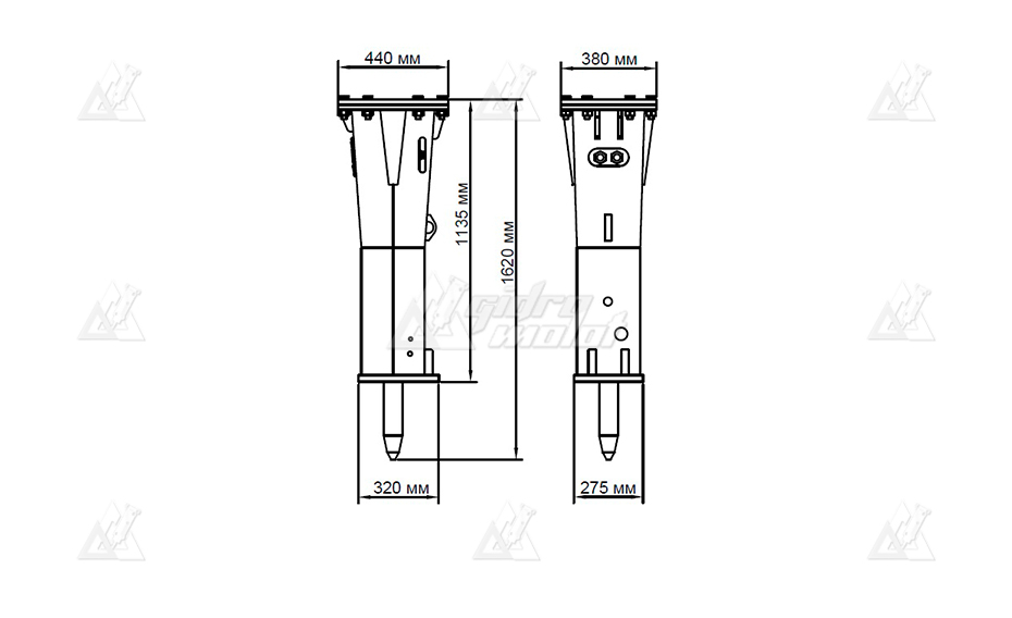 Гидромолот HammerMaster HM 100 картинка 423477