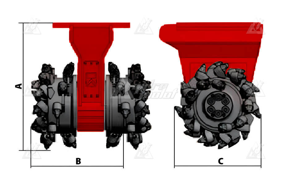 Фреза навесная гидравлическая HammerMaster KRD120 картинка 638930