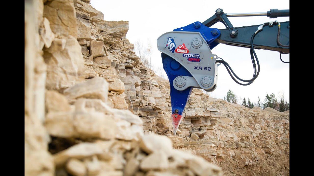 Виброрыхлитель Hammer Xcentric Ripper XR52 как альтернатива буровзрывной технологии в Марий Эл.